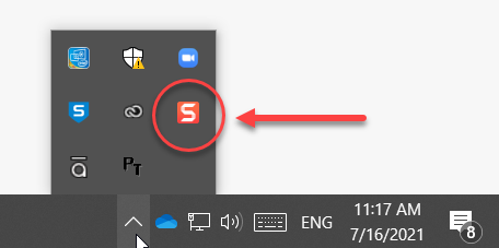 Access Snagit on Windows