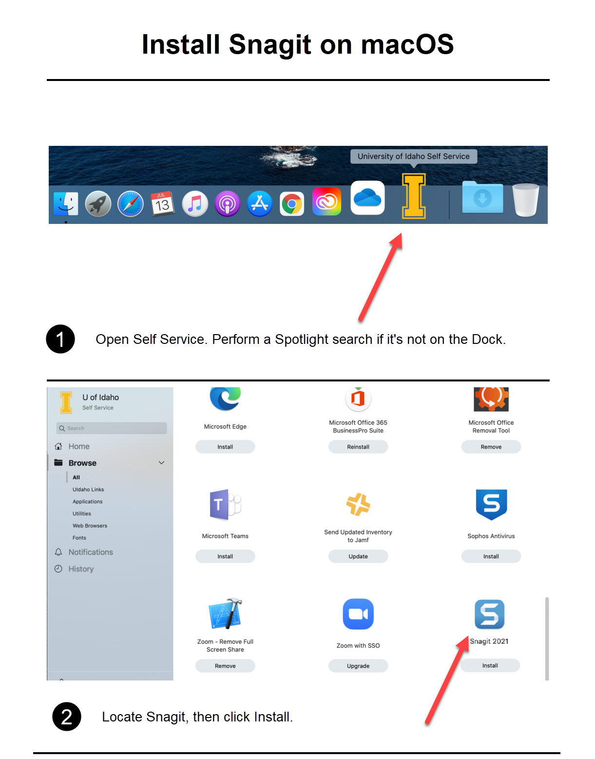 Install Snagit on macOS